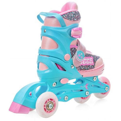 Rolki Wrotki Regulowane 3w1 RAVEN Etta 30-33 Kółka LED na Arena.pl