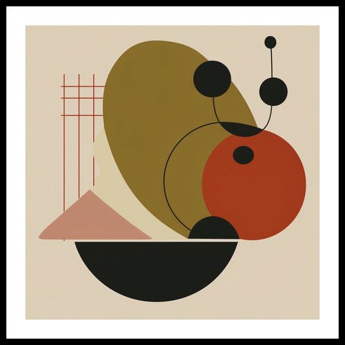 Plakat 70x70cm Geometryczny Balans na Arena.pl