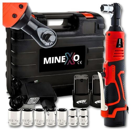 KLUCZ UDAROWY AKUMULATOROWY GRZECHOTKA 16,8V + 2x BATERIA + 7 NASADEK 3/8 na Arena.pl