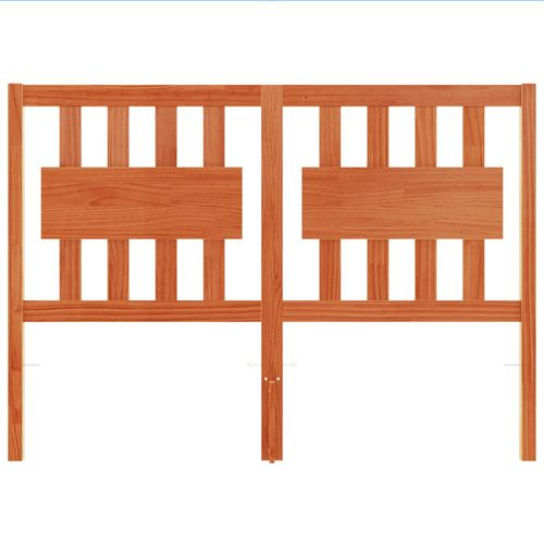 Wezgłowie do łóżka, woskowy brąz, 135 cm, lite drewno sosnowe na Arena.pl