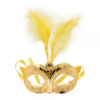 maska venetian mask gold