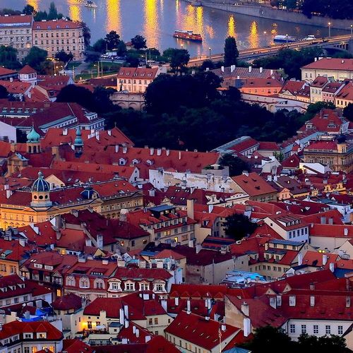 Deco Panel, Praga o zmroku 60x40 na Arena.pl