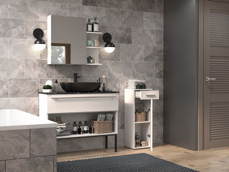 SŁUPEK ŁAZIENKOWY NEL V DS BIEL zdjęcie 5