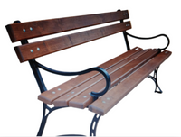 Ławka ogrodowa królewska nogi żeliwne