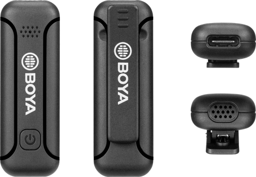 Boya BY-WM3T2-D1 - Bezprzewodowy mini mikrofon 2.4GHz dla iOS zestaw 1+1 na Arena.pl