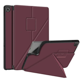 Etui Ochronne do Samsung Tab A8 2021 Magnetyczne Skóra Bordowe