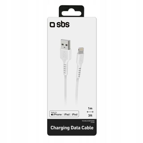 Kabel przewód USB-A - iPhone Lightning - biały na Arena.pl