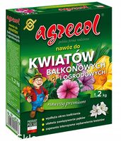Nawóz do kwiatów ogrodowych i bal granulat Agrecol