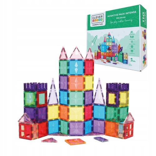 Klocki magnetyczne Inventive Pack Intense 110 Cleverclixx zestaw startowy na Arena.pl