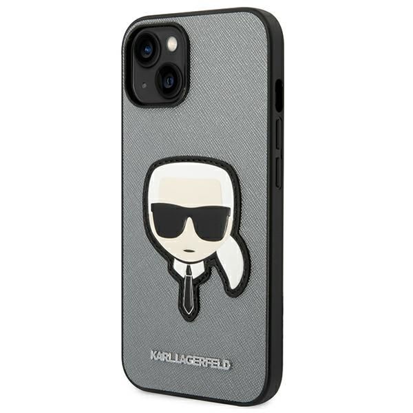 Etui Karl Lagerfeld do iPhone 15 Plus, iPhone 14 Plus, Srebrny zdjęcie 2