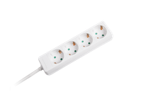 URZ3071-1,5 Przedluzacz bialy KEMOT 4 gniazda typ