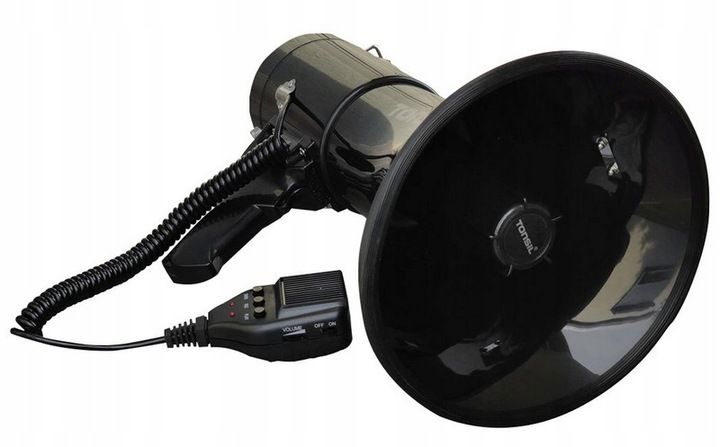 MEGAFON TUBA TONSIL TE 25/20 BLUETOOTH BT MP3 USB SD NAGRYWANIE SYRENA REC zdjęcie 12