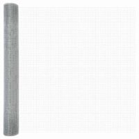Spawana siatka ogrodzeniowa Srebrny 1.2 x 50 m Stal