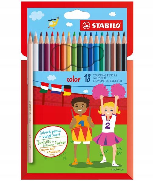 Stabilo Color Kredki 18 Kol 8037 zdjęcie 1