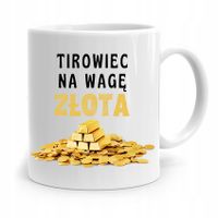 Dla Tirowca Kierowcy Kubek Na Wagę Złota Prezent Z Nadrukiem Ze Zdjęciem