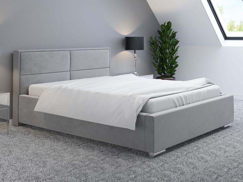 NOWOCZESNE ŁÓŻKO TAPICEROWANE 120X200 Z POJEMNIKIEM zdjęcie 4