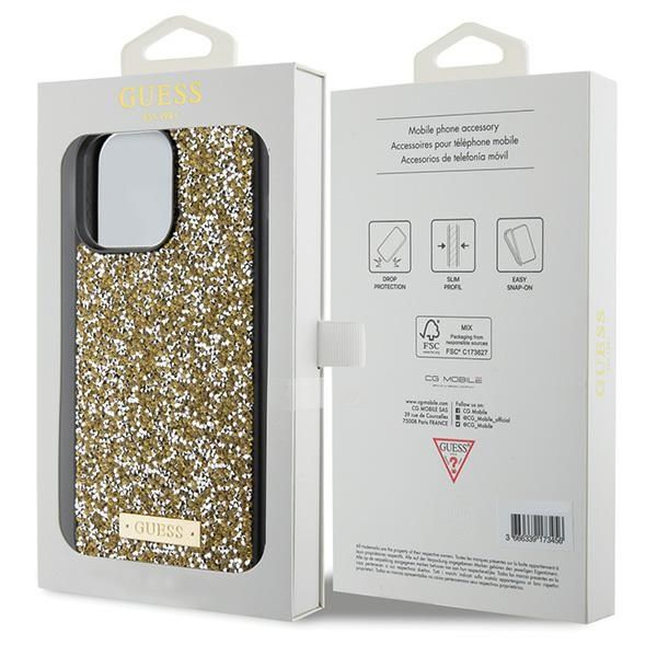 Etui Guess do iPhone 15 Pro Max, Żółty zdjęcie 8
