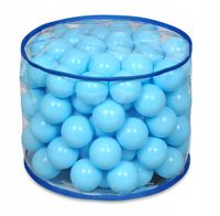 PUFA SIEDZISKO DLA DZIECI NIEBIESKIE PIŁKI 39cm