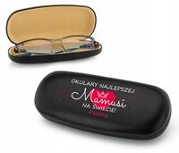 ETUI POKROWIEC OPAKOWANIE NA OKULARY PREZENT NA MAMY DZIEŃ MATKI IMIĘ