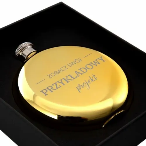 Personalizowana piersiówka okrągła 200ml GRAWER z dedykacją na PREZENT na Arena.pl