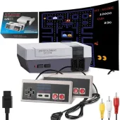 GRA TELEWIZYJNA KONSOLA RETRO TV AV 620 GIER 2x PAD MARIO GRY VIDEO GIERKA