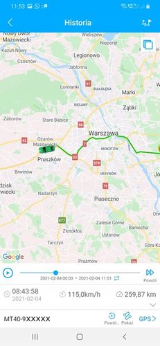 Lokalizator GPS Tracker Nadajnik 120 dni +SIM MT40 na Arena.pl