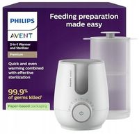 Philips Avent Podgrzewacz i sterylizator do butelek 2w1 premium SCF359/00