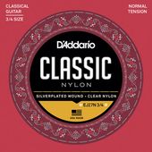 Struny do gitary klasycznej Daddario Classic Nylon EJ27N 3/4 28-43