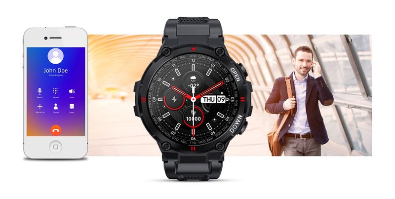 smartwatch giewont czarny gw430-1 zdjęcie 5