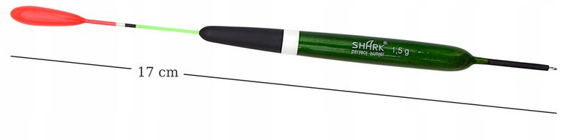 Spławik Przelotowy z BALSY SHARK Perfekt Hunter 1,5 g / 17 cm zdjęcie 2