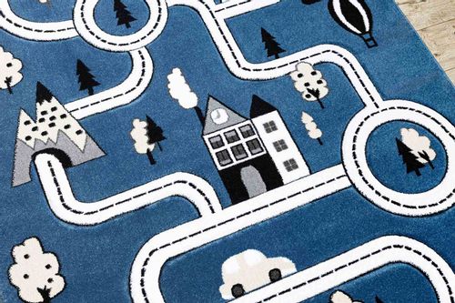 RUG/LU/TINIES/TOWN/BLUE/140x190 na Arena.pl