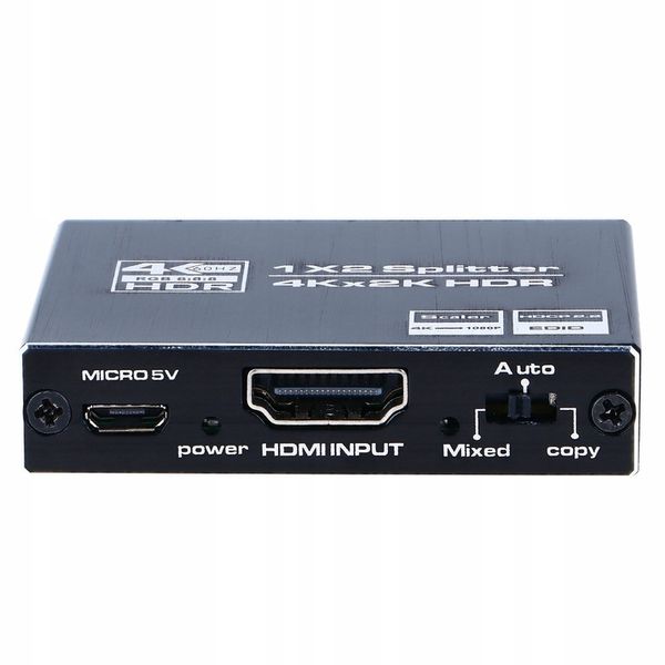 SPLITTER HDMI 2.0 1x2 ROZDZIELACZ ULTRAHD HDCP 2.2 4K/60HZ - 2 TELEWIZORY zdjęcie 5