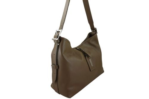 Codzienna torebka damska na ramię - Beżowa ciemna na Arena.pl