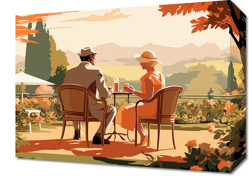 Obraz 40x30cm Retro Randka zdjęcie 1