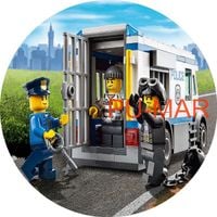 Opłatek na tort Lego Klocki Bohater Postać City Ninjago