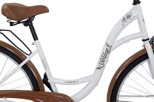 Rower ELEGANCE 26" Łabędż Kremowy na Arena.pl