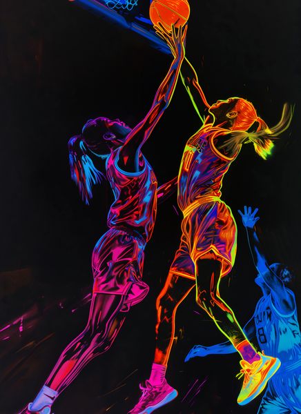 Plakat 40x55cm Mecz W Kosza zdjęcie 1