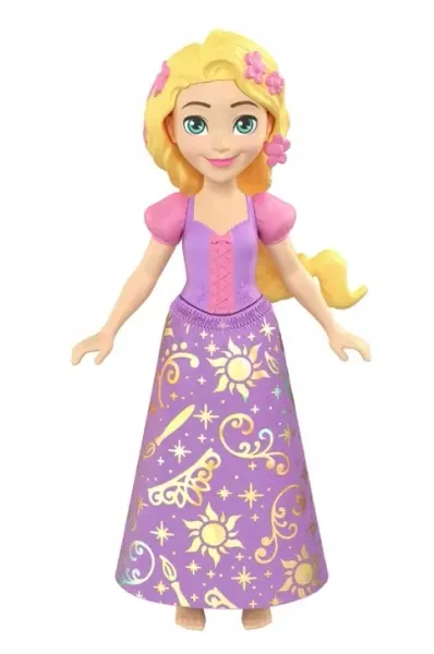 Disney Princess Mini Księżniczka Laleczka Roszpunka Kwiaty we włosach 9 cm zdjęcie 1
