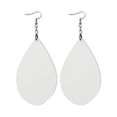 Kolczyki z MDF-u do sublimacji - duża kropla