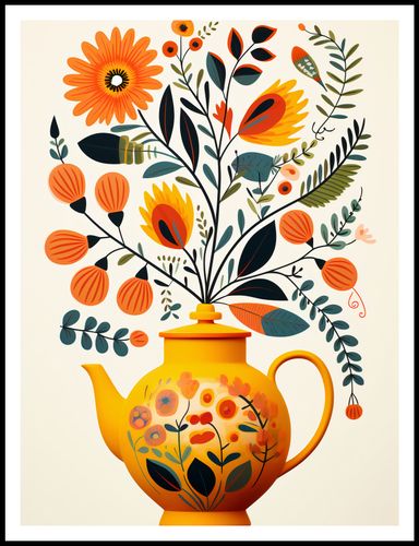 Plakat 75x100cm Bujna Herbata na Arena.pl