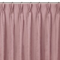 Zasłona MILANA szenilowa na flexach 280x245 różowa wzór 2 Homede