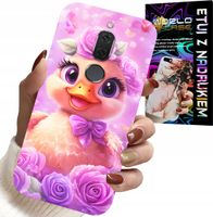 ETUI DO HUAWEI MATE 10 LITE - SŁODKA KACZUCHA, KACZKA NA RÓŻOWYM TLE