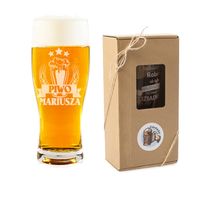 KUFEL do piwa z GRAWEREM z imieniem PREZENT różne