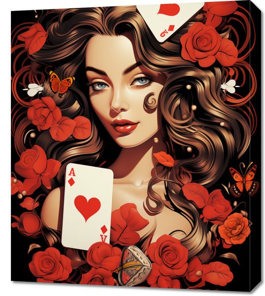 Obraz 60x70cm Różany Hazard zdjęcie 1