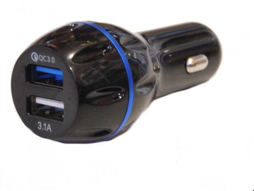ŁADOWARKA SAMOCHODOWA 2x USB QUICK CHARGE QC 3.0 na Arena.pl