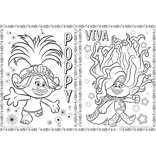 Trolls. Kolorowanka na Arena.pl