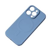 silikonowe etui z magsafe do iphone 15 plus silicone case granatowe