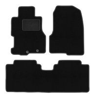 Dywaniki welurowe do: Honda Civic VII 2001-2007 5-drzwiowy czarne