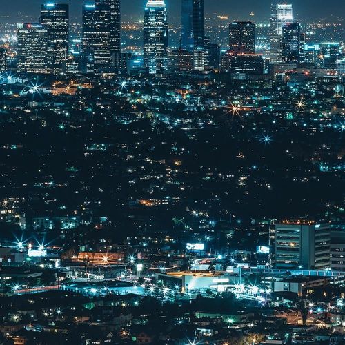 Obraz na płótnie - Canvas, Miasto nocą 120x80 na Arena.pl