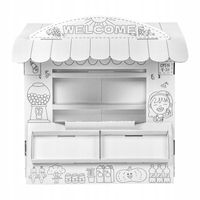 Tektorado Tekturowy stragan do złożenia i kolorowania